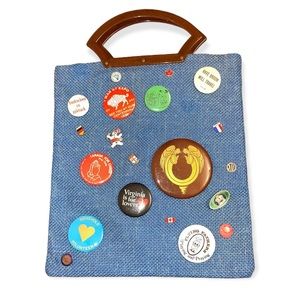 Vintage Pin Lovers Dream Handmade Purse